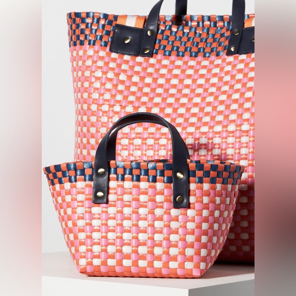 NWOT Anthro tote with mini bag